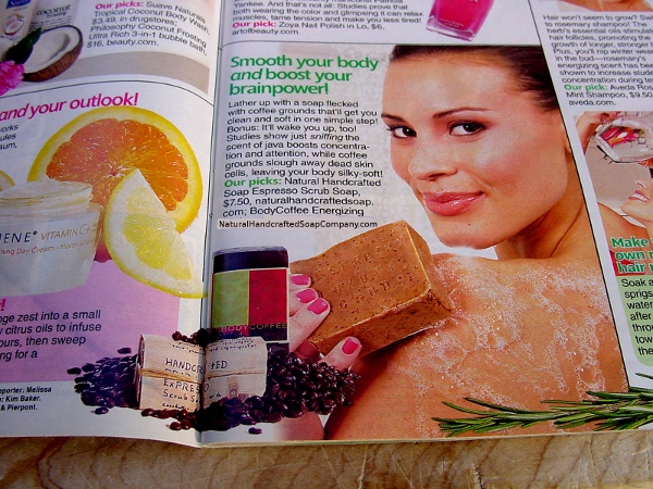 Women's World Magazine - coffee soap
